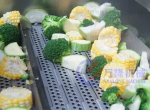 Broccoli blanching machine