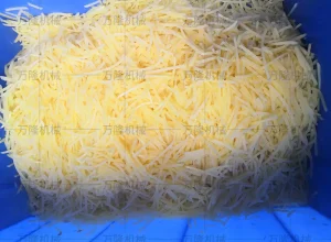 Potato shreds blanching machine