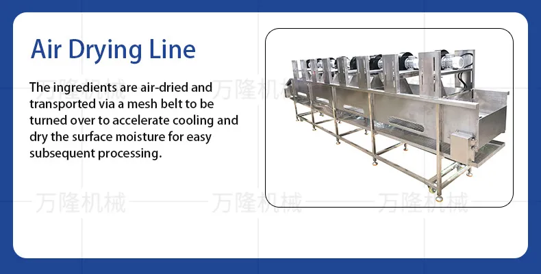 Air drying lines