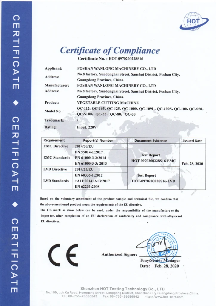 food processing machine manufacturer