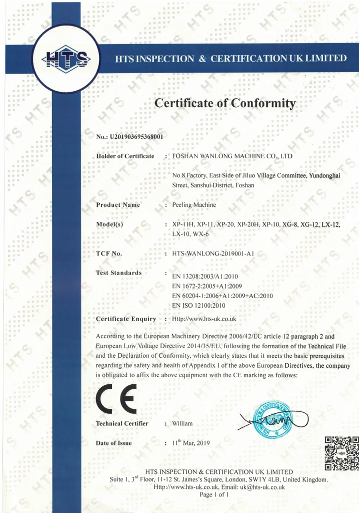 food processing machine manufacturer