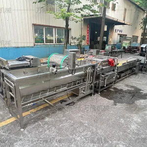 Fish skin processing machine