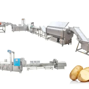 French fries production line