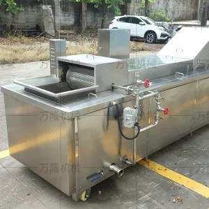 Meat blanching production line