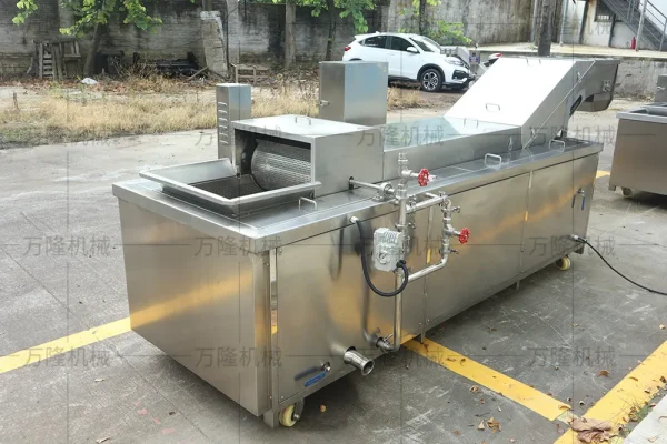 Meat blanching production line