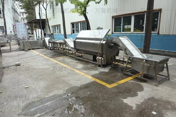 Potato cleaning machine