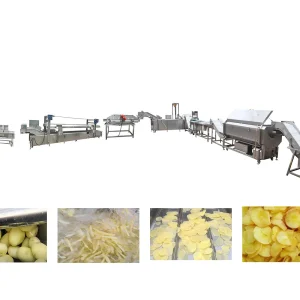 Potato frying line