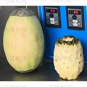 Cantaloupe peeling machine
