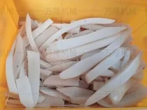 Taro cutting machine