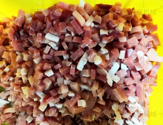 Beef dicing machine