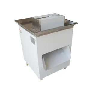 Extra large vertical meat slicer