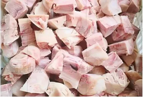Pork bone cutting machine