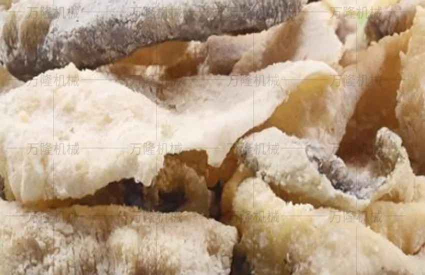 Fish Skin Frying Machine