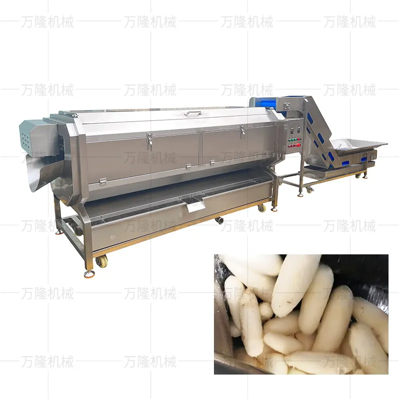 Cassava peeling machine
