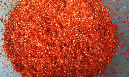 chopped chili peppers