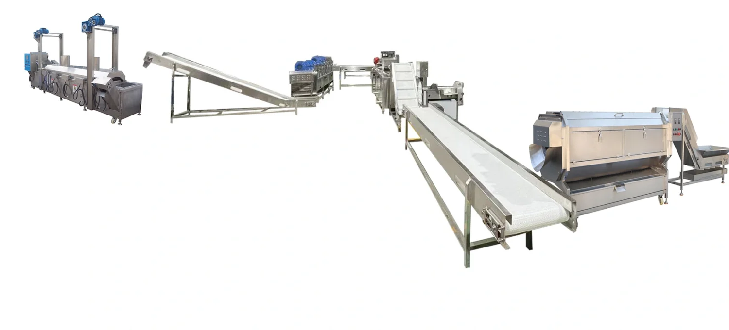 food frying production line