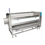 large brush cleaning and peeling machine