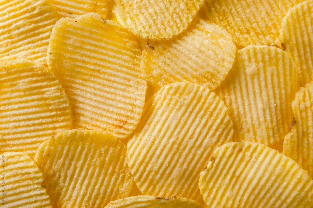 wavy potato chips