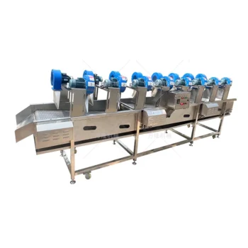 potato frying production line