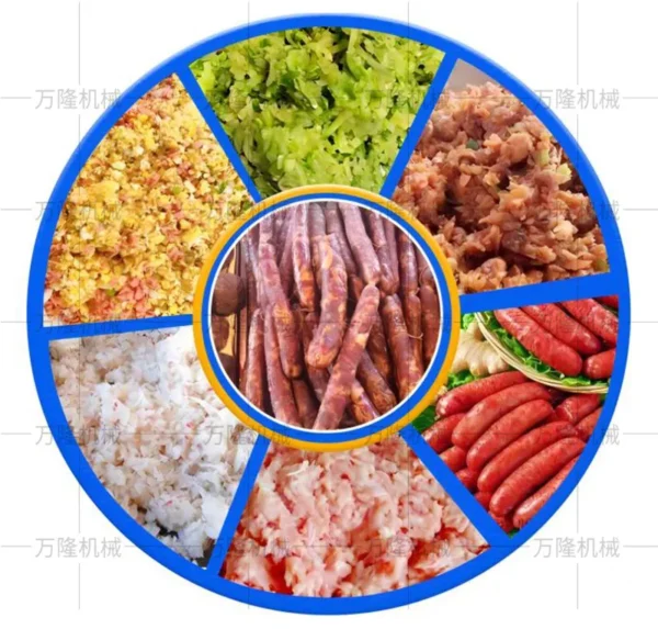 food vacuum stuffing mixer