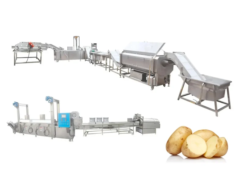 french fries production line
