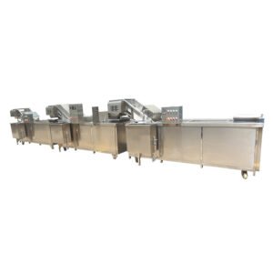 meat and vegetable blanching production line