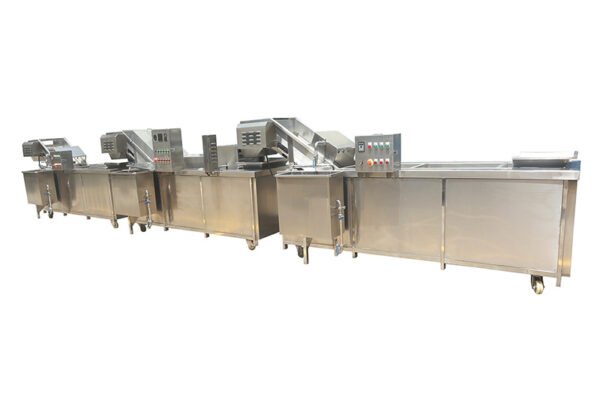 meat and vegetable blanching production line