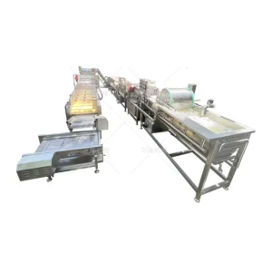 cleaning and impurity removal production line