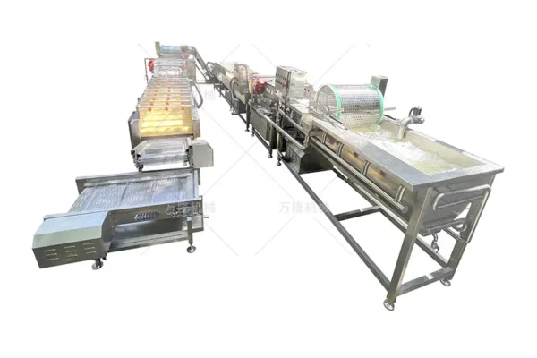 cleaning and impurity removal production line