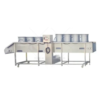 corn washing and blanching production line