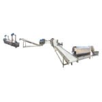 potato frying production line