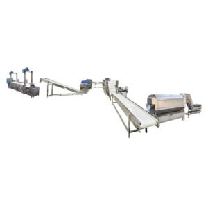 potato frying production line