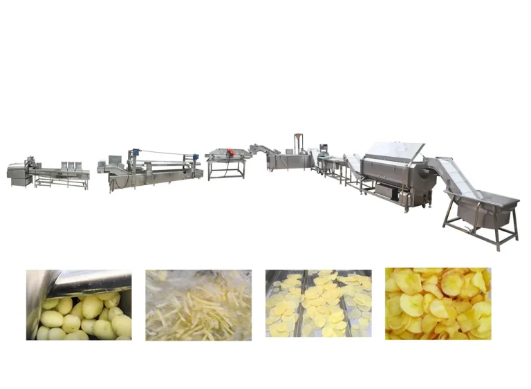 potato frying line