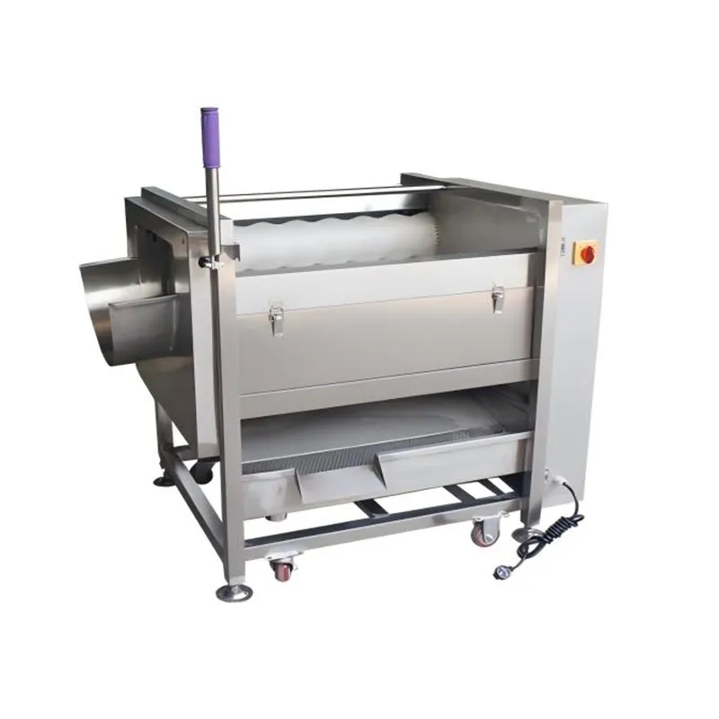 brush cleaning and peeling machine brush cleaning and peeling machine
