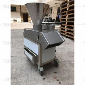 vertical root vegetable cutting machine