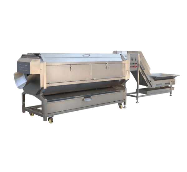 Peeling and cleaning machine